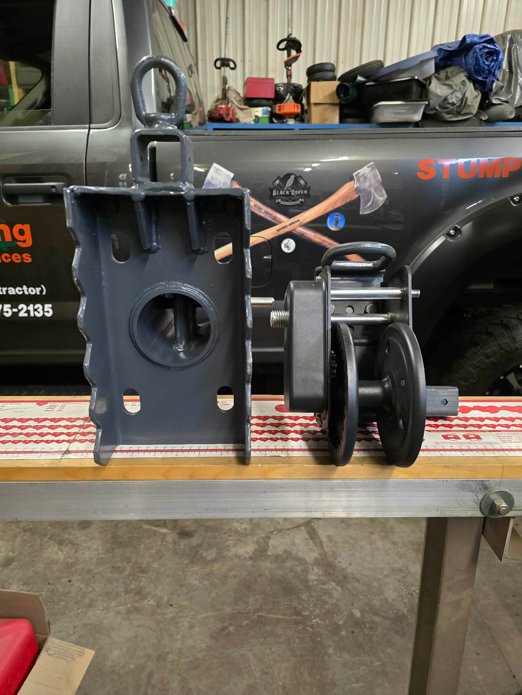 Standard Bollard x Dutton 1500lb Wench