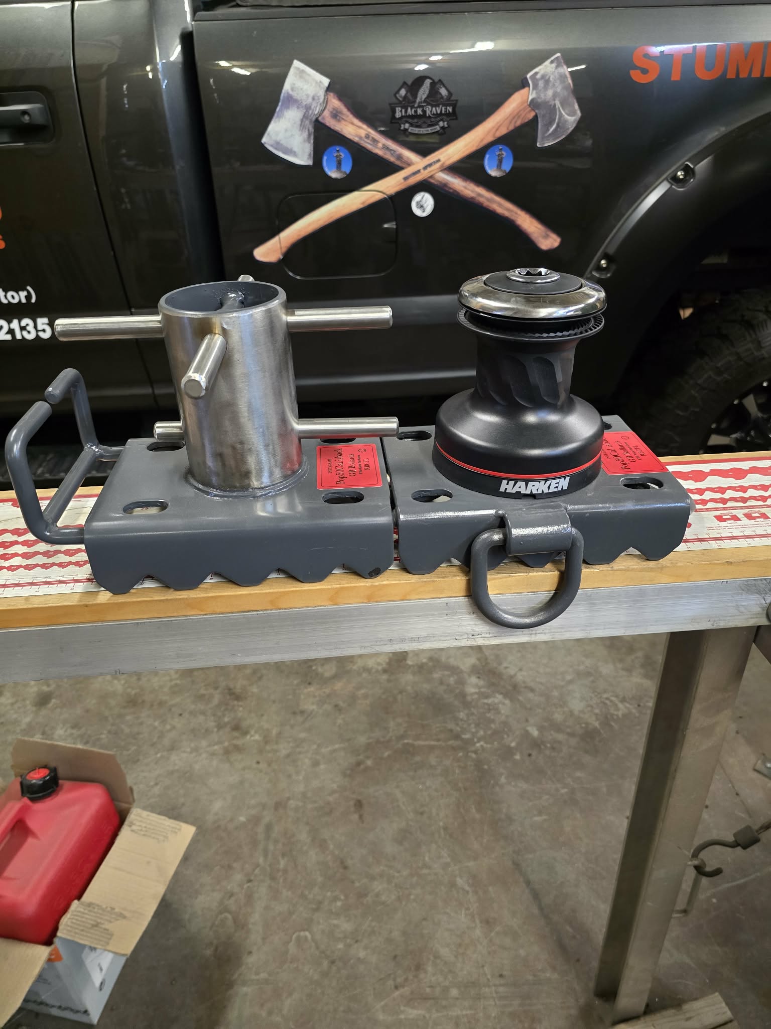 Harkins 20 - Stainless Split Bollard combo