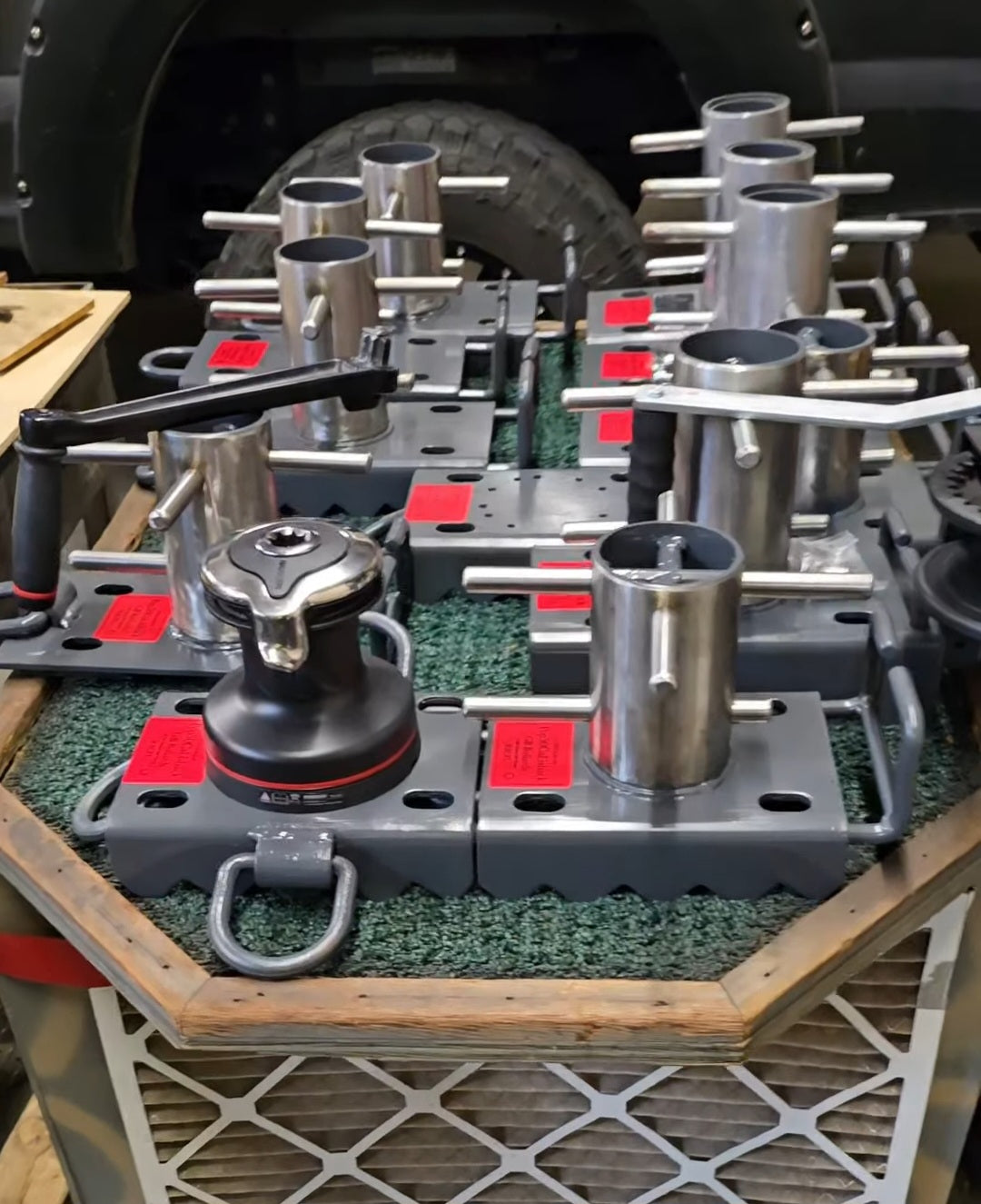 Harkins 20 - Stainless Split Bollard combo